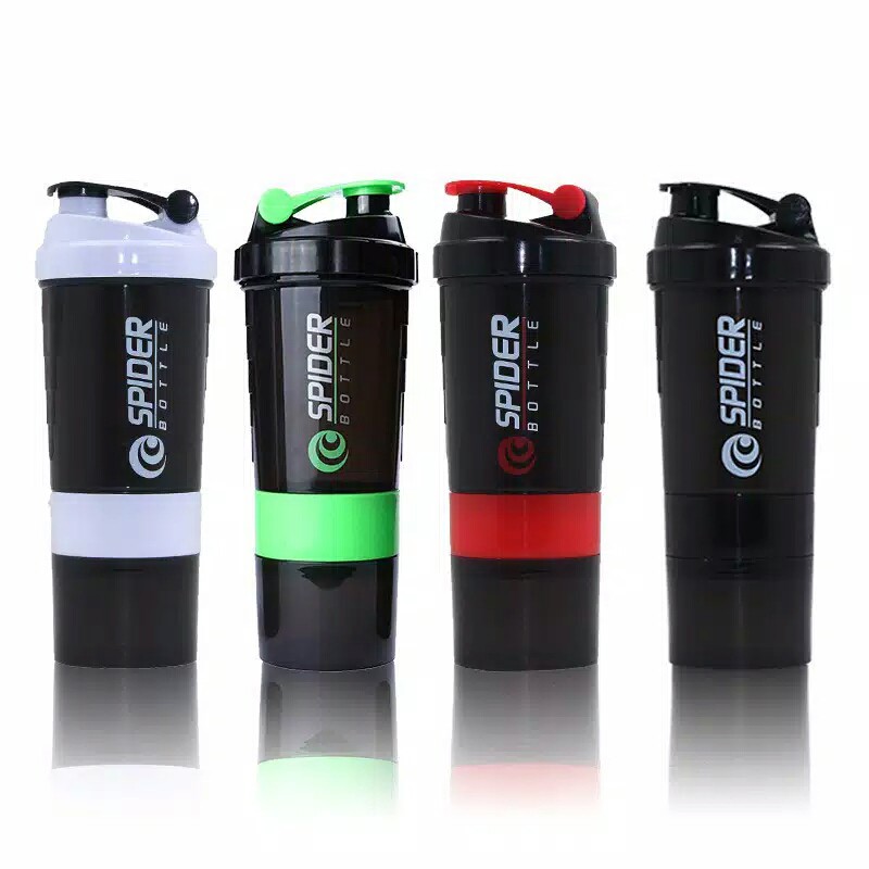 Botol Minum Shaker Spider Fitness Gym Botle Shaker Spider 600 Ml