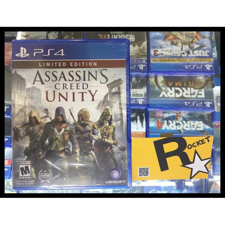KASET PS 4 ASSASIN CREED UNITY REG ALL TERBARU