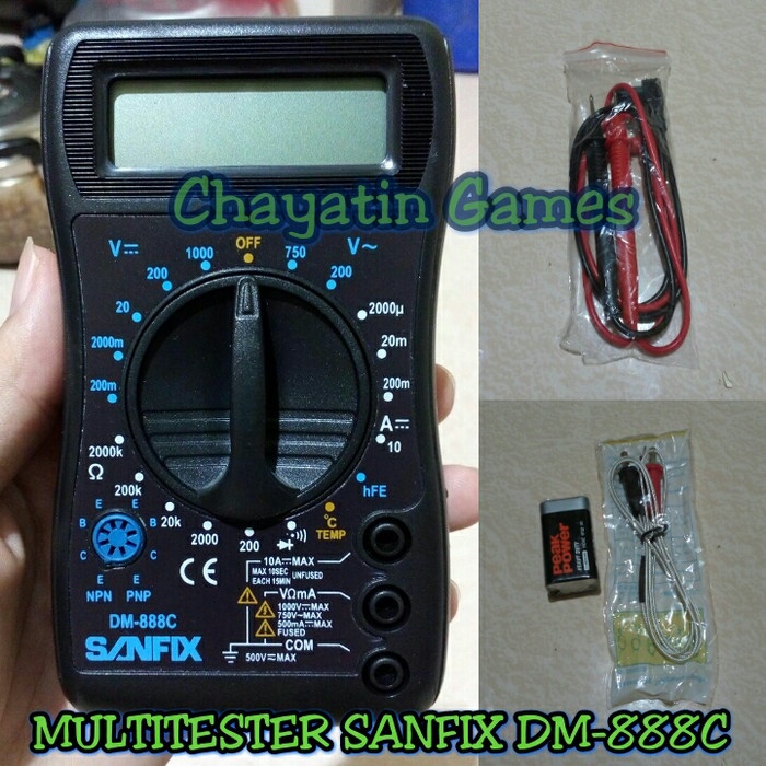 MULTITESTER / TESTER DIGITAL MINI