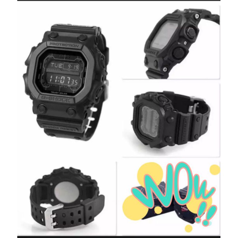 SALE !!!! JAM TANGAN PRIA G-SHOCK CASIO G-GX-56 FULL HITAM FULL BLACK TALI HIJAU FULL HIJAU