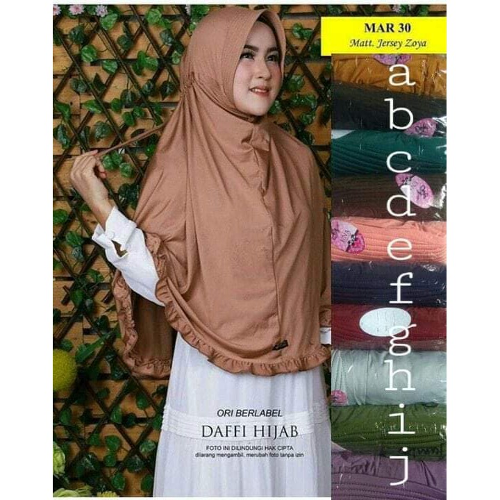 jilbab hijab serut jumbo jersey