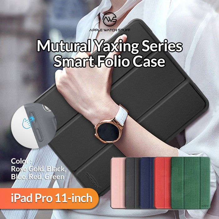 Mutural Yaxing Series Smart Folio Case For iPad Pro 11 inch 2018 2020