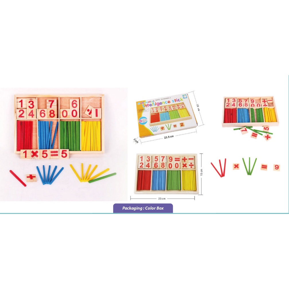 Mathematical Intelligence Stick JJW01 - Mainan Edukasi Anak