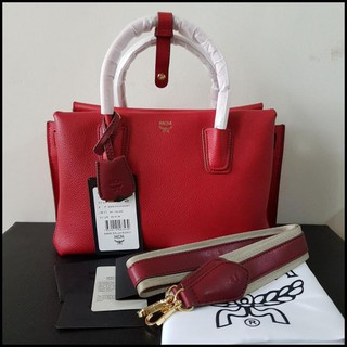 BARU - MCM MILLA TOTE MEDIUM - PUTIH --- TAS WANITA  TERBARU