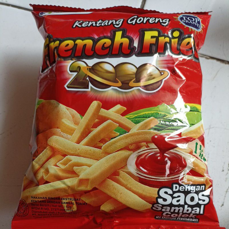 

French Fries 2000 Snack Kentang 62 gr