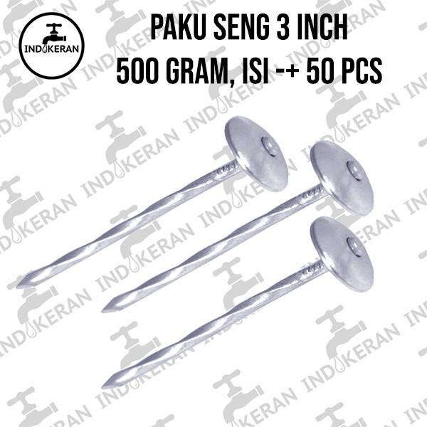 INDOKERAN - Paku Seng 3 Inch - 500 Gram