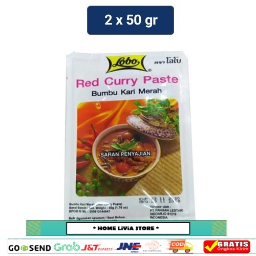 

Lobo Curry Paste Red 2 x 50 gr