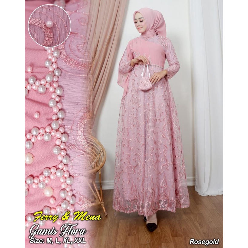 GAMIS Flora original gamis couple suami istri baju couple suami istri baju couple pasangan baju coup