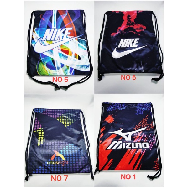 TAS SERUT STRING BAG GYMSACK TAS SEPATU FUTSAL PRINTING COLOUR COD