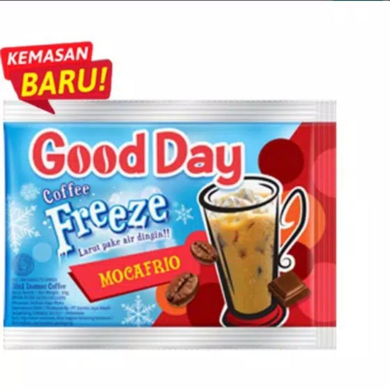 

Good Day Freezee Mocafrio 30 gram isi 10Sachet