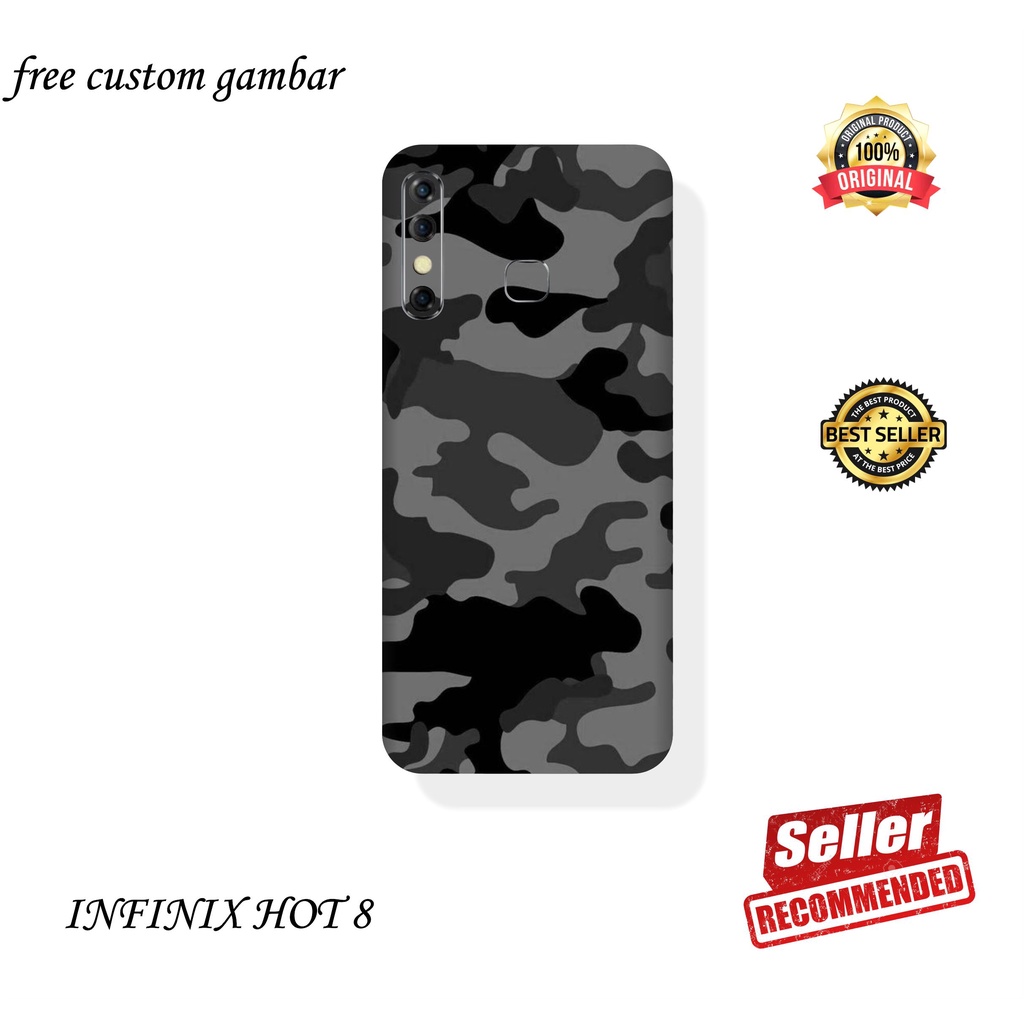 GARSKIN/STICKER HANDPHONE INFINIX HOT 8  CUSTOM