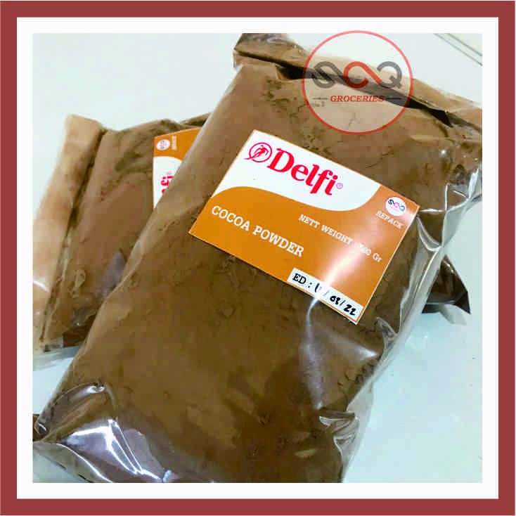 (COD) Delfi Coklat Bubuk 500gr Coklat Bubuk Murni Berkualitas