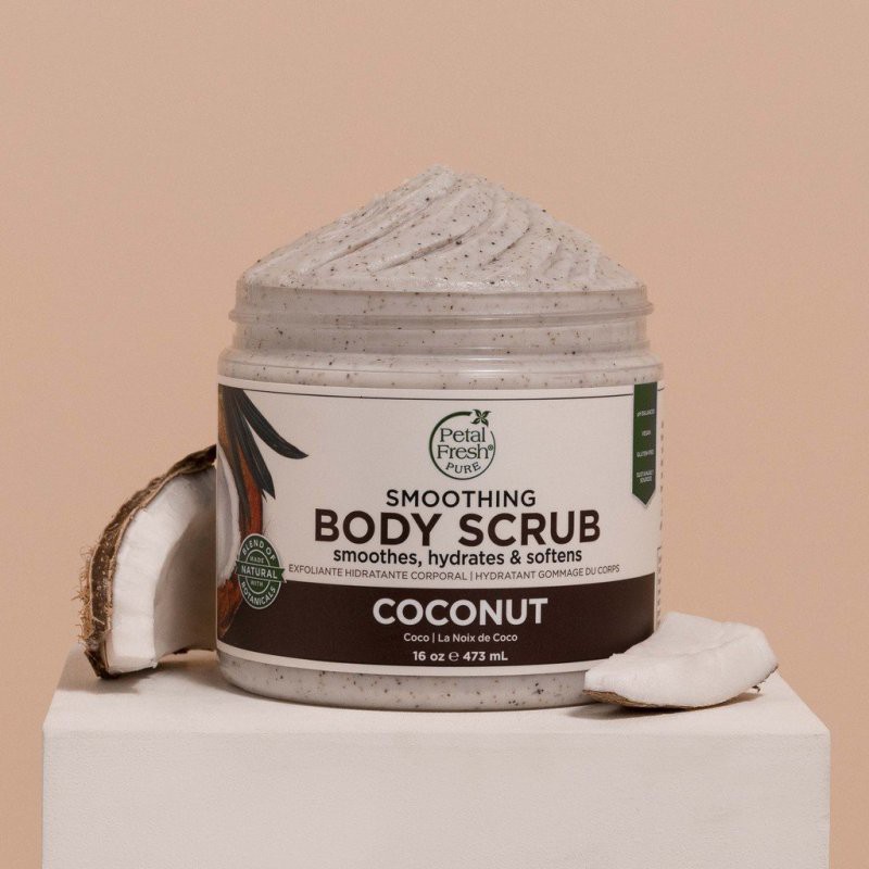 Petal Fresh Smoothing Body Scrub Coconut/Argan Oil (473ml)