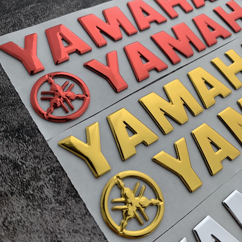 Stiker Logo Emblem 3d Untuk Motor Yamaha