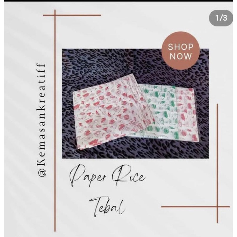 

paper rice tebal