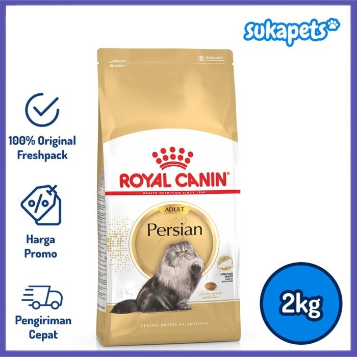 ✔ COD ✔ Royal Canin Adult Persian Makanan Kucing Dewasa Persia 2kg