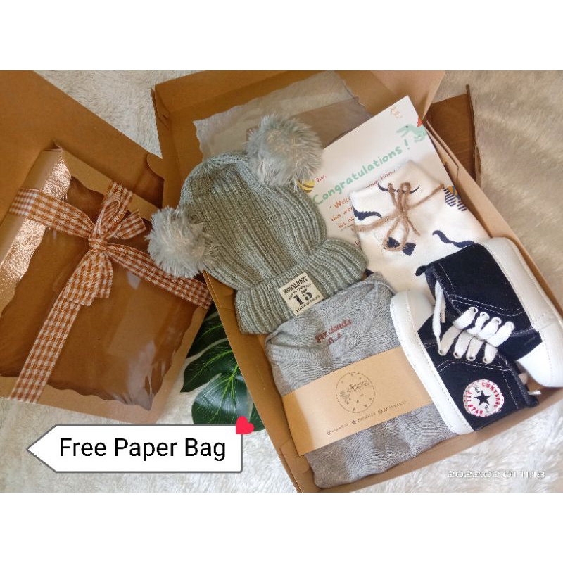 Hampers bayi / Hampers new born / Hampers jumper BAYI / HAMPERS JUMPSUIT BAYI /HAMPERS BAYI COWOK / KADO LAHIRAN / HAMPERS BAYI LAKI LAKI / KADO BAYI-Jumper abu
