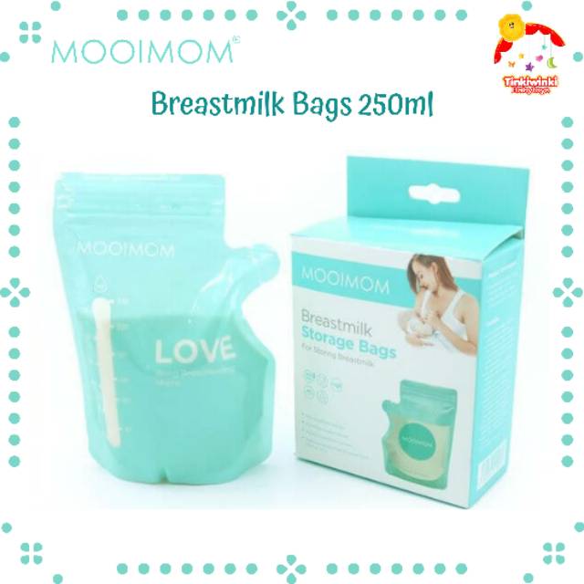 MOOIMOM Breastmilk Storage Bags 250ml Kantong ASI