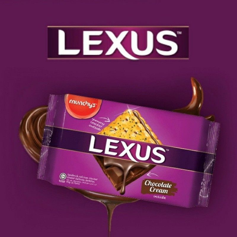 Munchys LEXUS sandwich keju / vanila / coklat 95 gram