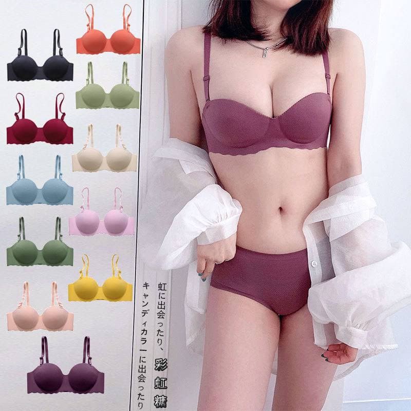 LF - Bra Wanita Sport Push Up Bra Tanpa Kawat BH Pakaian Dalam Olahraga Wanita bra33