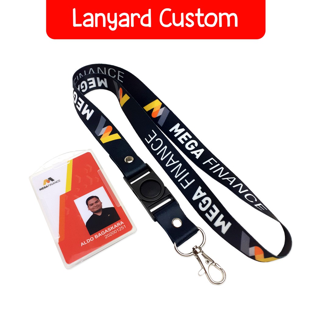 LANYARD CUSTOM DIGITAL PRINT 2 Sisi Tali / Gantungan / Tali ID CARD BUMN / IDCARD ID CARD PUSKESMAS / CUSTOM IDCARD KEMENTERIAN / IDCARD PEMERINTAH DAERAH / YOYO LOGO / HOLDER KULIT / STRAP HP / BRI MANDIRI PNM PLN BTN PEGADAIAN TELKOM BUMN / PNS