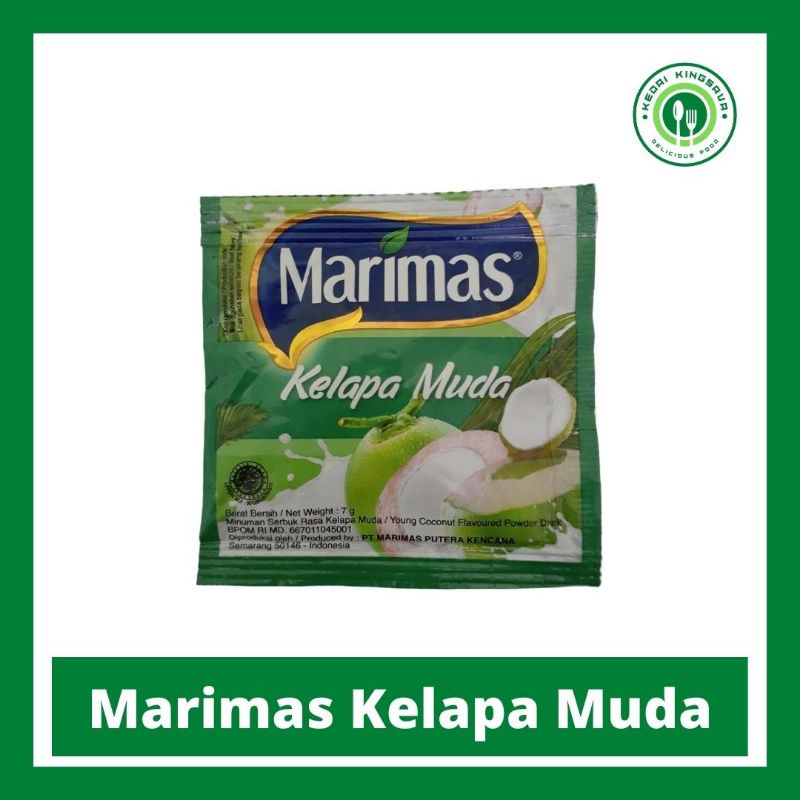 

Marimas Kelapa Muda 7 gram isi 1 pcs