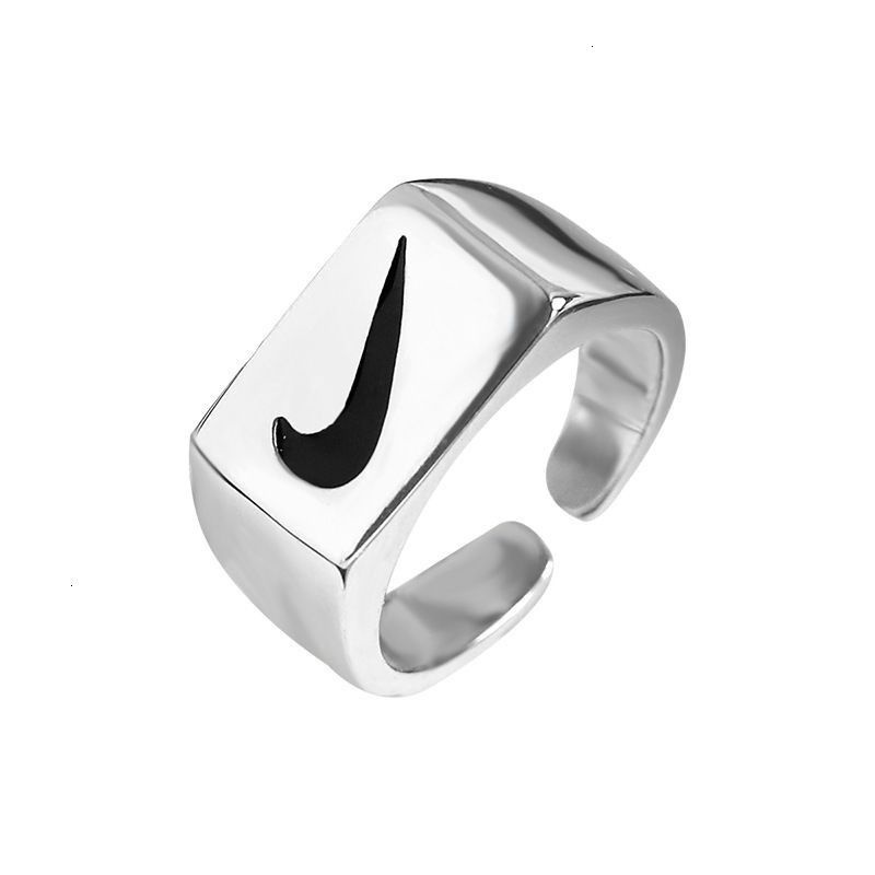 Korean Ins Nike Ring Hiphop Hip Hop Personality Men &amp; Women Couple Ring