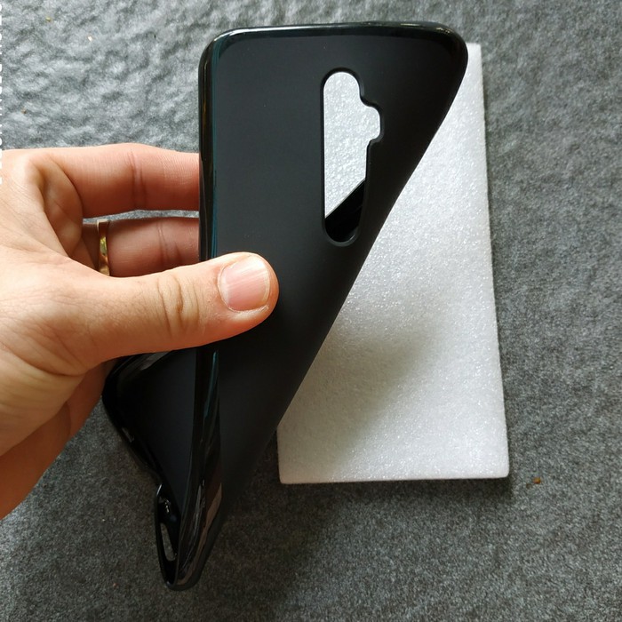 OPPO RENO 2F / RENO 2Z karet softcase silikon karet hitam mantap murah