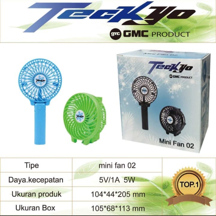 Kipas Angin Mini Ces Mini Fan 02 GMC TECKYO / Kipas Lipat ces