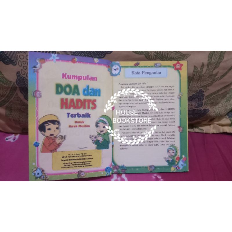 KUMPULAN DOA DAN HADITS TERBAIK UNTUK ANAK MUSLIM HVS FULL COLOUR PENULIS : ZAHRA-1