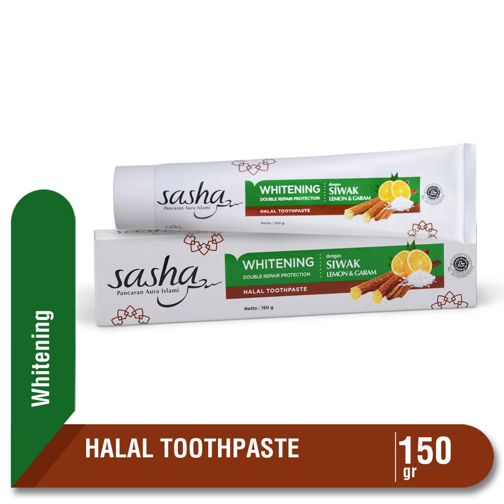 Sasha pasta gigi Halal 150gr pmg