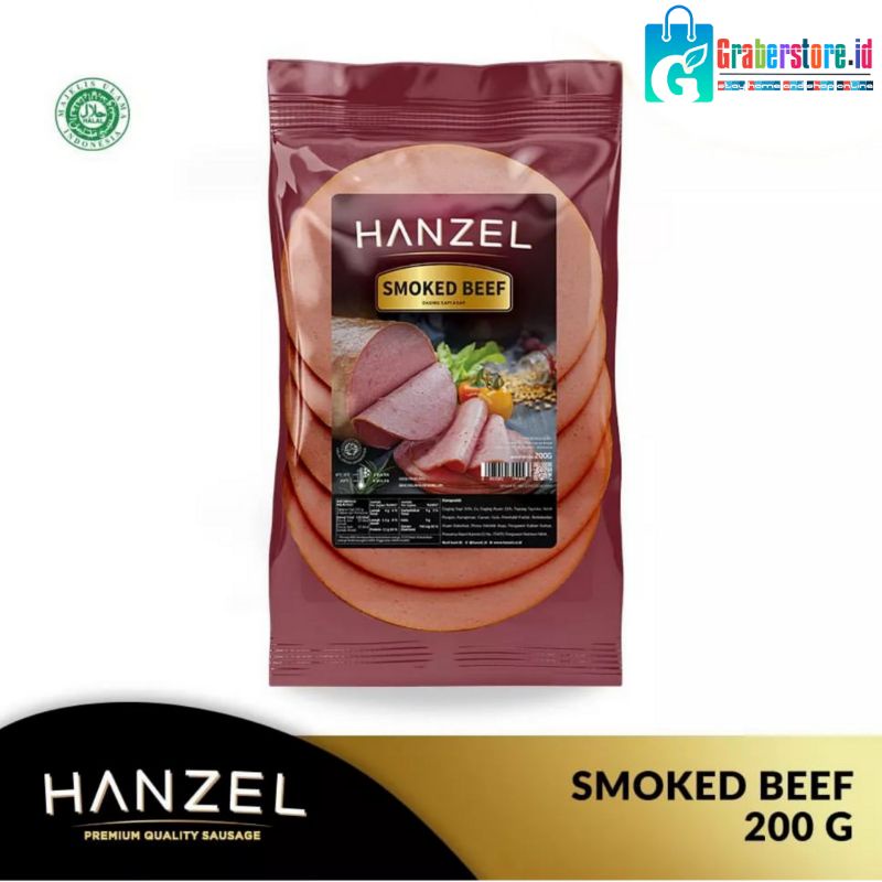 

Hanzel Smoked Beef 1KG & 200GR Daging Sapi Asap