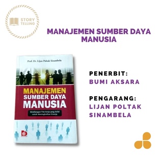 Jual Buku Manajemen Sumber Daya Manusia By Prof Dr Lijan Poltak