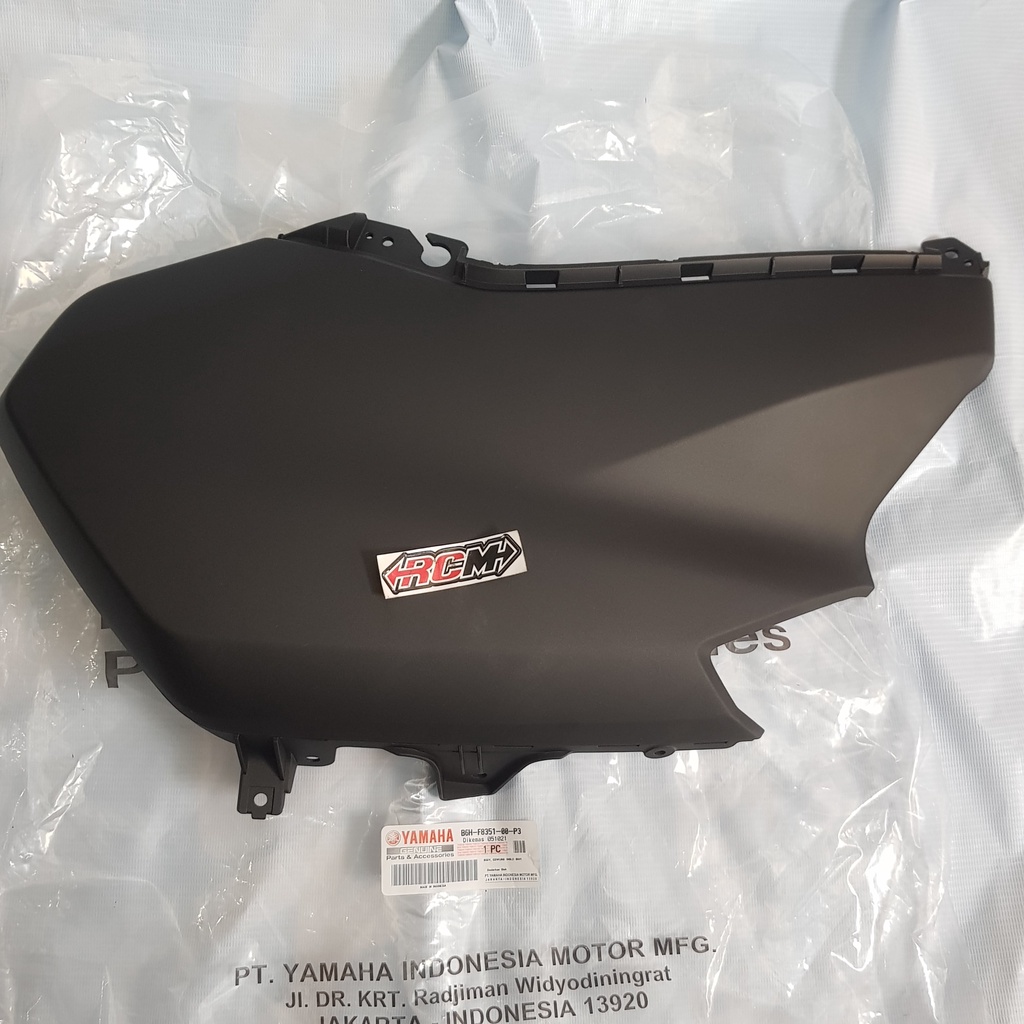 B6H-F8351-00-P3 COVER BODY BODI COWLING KIRI NEW NMAX N-MAX N MAX 2020 WARNA HITAM DOF DOFE DOPE DOFFE ORI ORIGINAL YAMAHA YGP ASLI B6H-F8351-00-P3