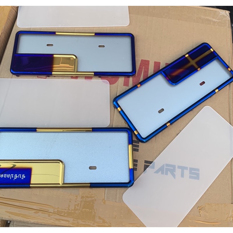 BINGKAI PLAT 2TONE TWOTONE THAILAND LIST TITANIUM SET PLUS MIKA IMPORT UNIVERSAL HONDA YAMAHA BEAT V