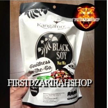 

kangaroo harvest black soy nut mix 30grx7 kacang import