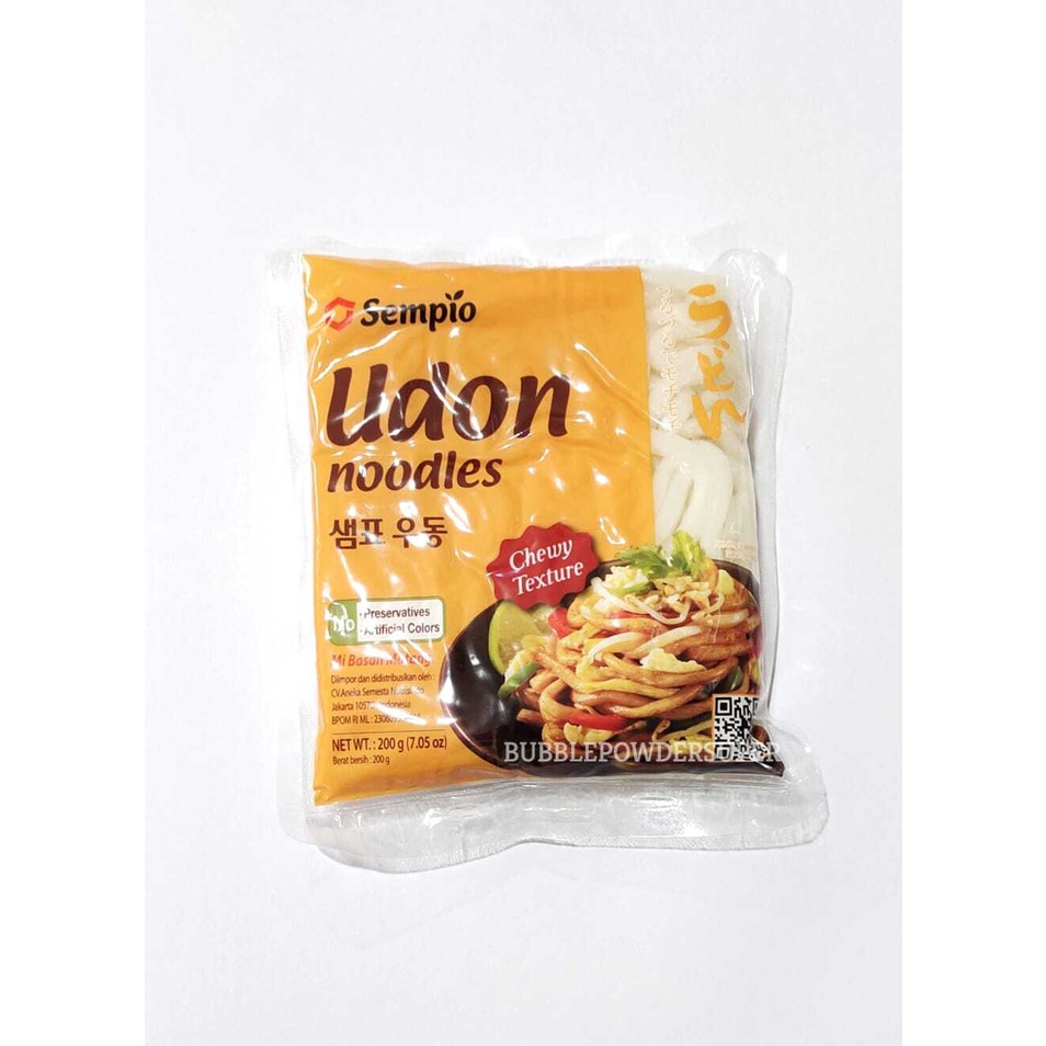 Sempio Fresh Udon Noodles / Mie Udon Kenyal Jepang Korea 200gr / Mie Instan Udon