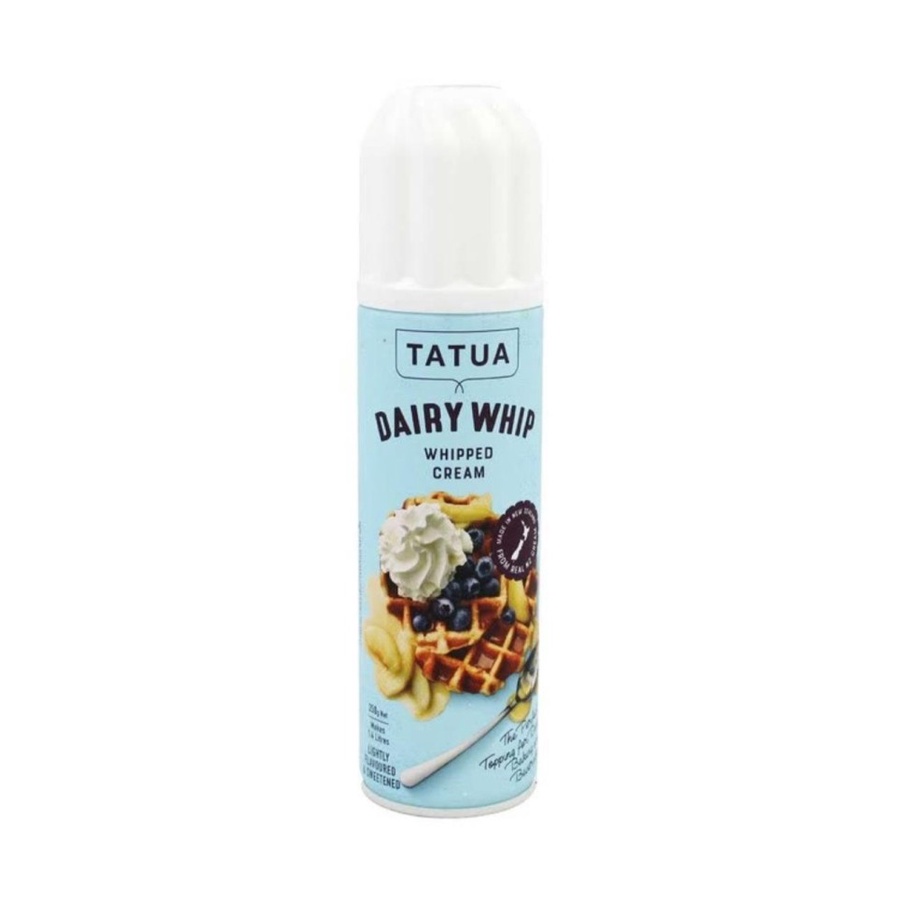 Tatua Dairy Whip Aerosol Whipped Cream 250gr - Whip Aerosol