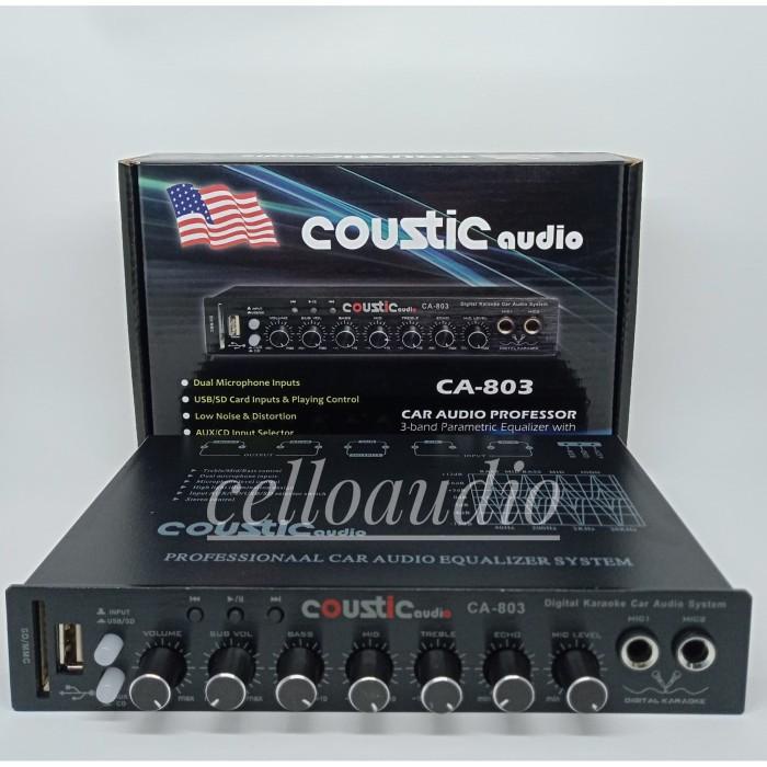 Sound Pre Amp Parametrik Coustic Ca-803 Equalizer Audio System
