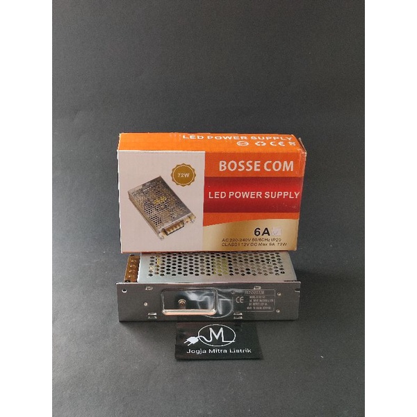 POWER SUPPLY STRIP LED BOSSECOM / TRAVO CCTV 6A