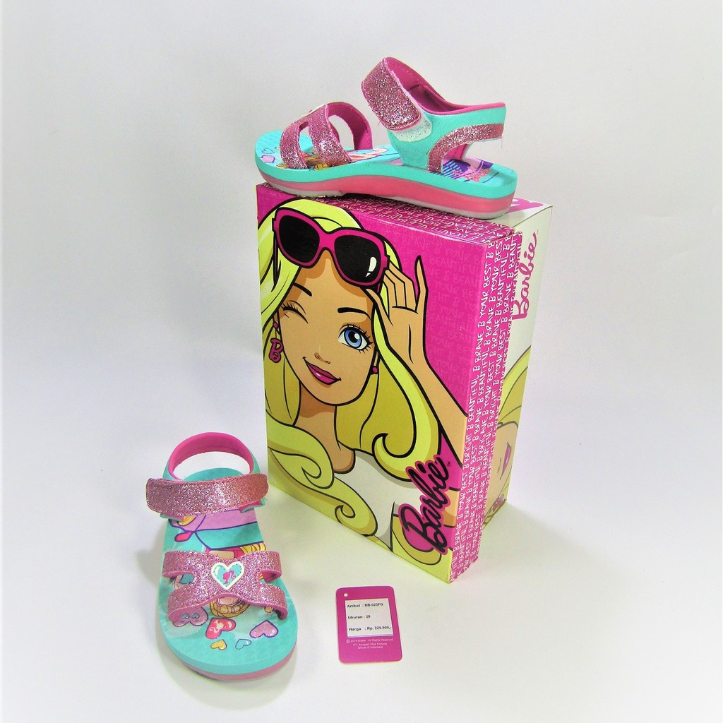 Sandal Sport karakter Barbie dengan lampu bb-023 fg | Shopee Indonesia