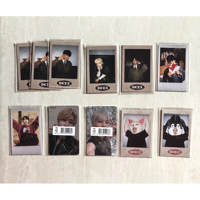 photocard pc clio pob stary kids Han Jisung, felix, Bang Chan, Seungmin, Changbin, I.n /ayen
