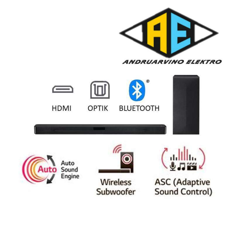 LG SOUNDBAR SL4 WIRELESS SUBWOOFER BLUETOOTH 2.1CH 330 WATT SPEAKER