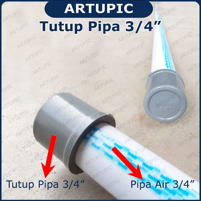 Tutup Pipa 3/4&quot; inch | Dop Pipa Air 3/4 Inch | Tutup Pipa 3/4 | Dop Cap 3/4