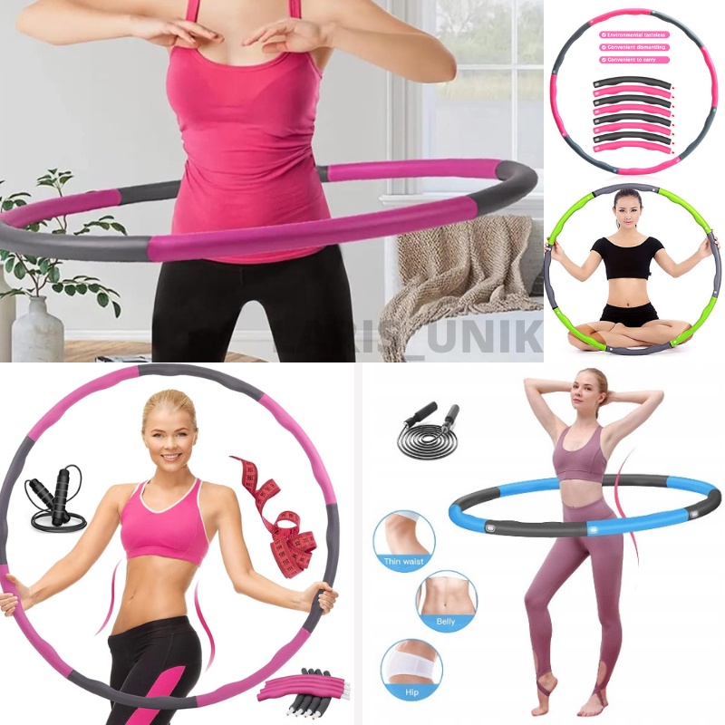 TERMURAH Alat Olahraga Hula Hoop Dan Skipping Jum Alat Fitness Hula Hoop Foam Bongkar Pasang Olaharaga Hulla Hoop Hulahup Mainan Hulahop Hulahup Anak Hula Hoop Untuk Pengecil Perut Dan Permainan Anak LARIS-UNIK