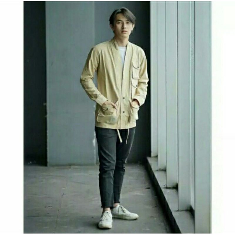 Jaket Kimono Semi Parka Pocket