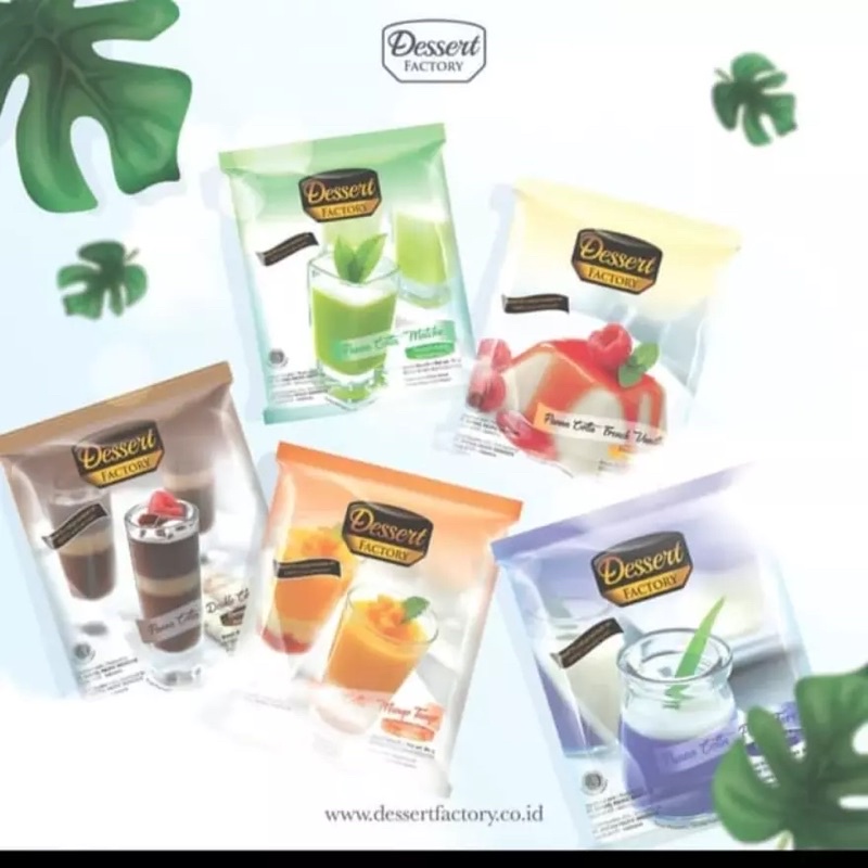 

DESSERT FACTORY PANNA COTTA 80gr ( ALL VARIANT )