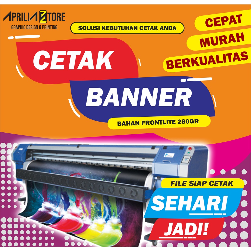 Jual Cetak Banner Mmt Spanduk Murah Proses Cepat Shopee Indonesia