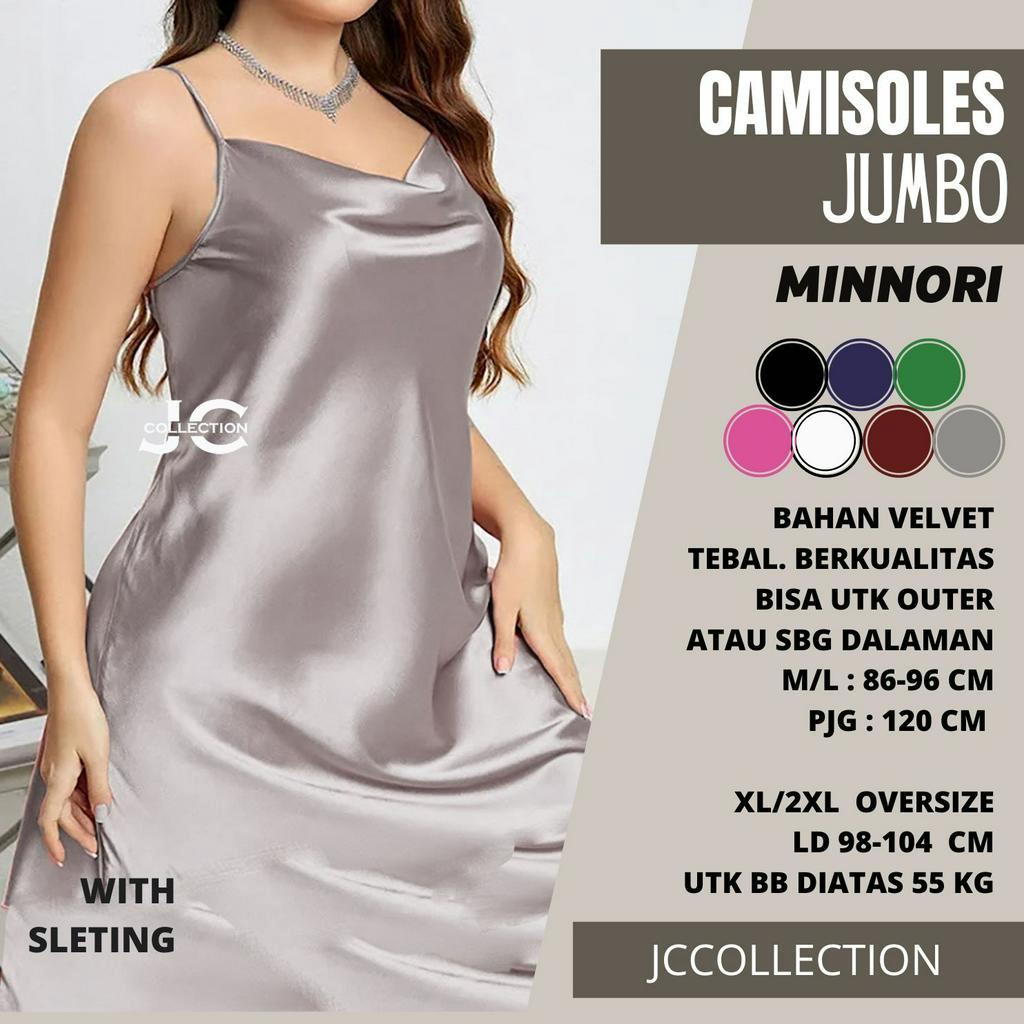 Tanktop Jumbo Velvet / Camisoles Oversize sexy Saten / Tanktop Tali Minori JCCollections. / Tanktop Satin Jumbo