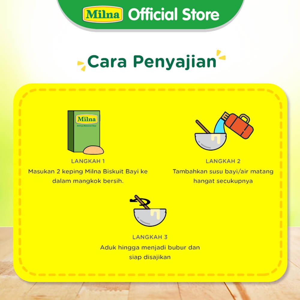 Milna Biskuit Bayi 130 gr Milna Baby Snack Biskuit - Kabakids Store